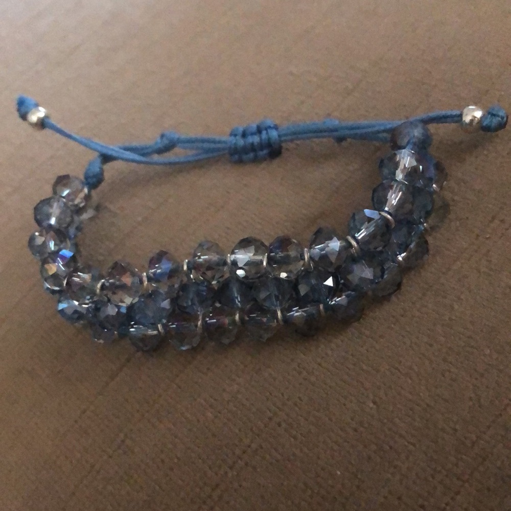 Macrame Austrian Crystal Bracelet- 776 $25 or $20 w/offer